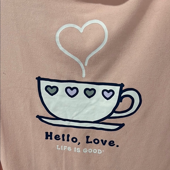 Life is Good Pink T-Shirt - Picture 3 of 6